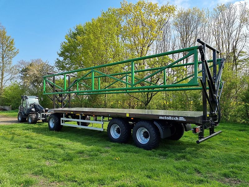 Metaltech PB 16 HB Ballenwagen Ballentransportwagen Bale Transporter ...